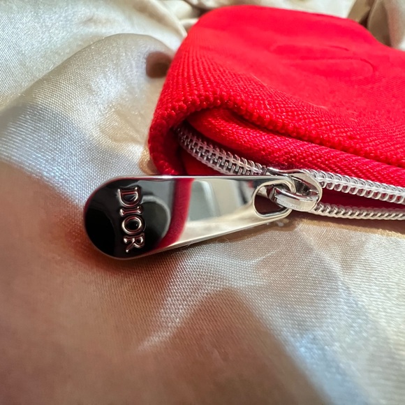 ⭐️HOST PICK⭐️Christian Dior red make up bag. Never used. Perfect condition. - Picture 3 of 4